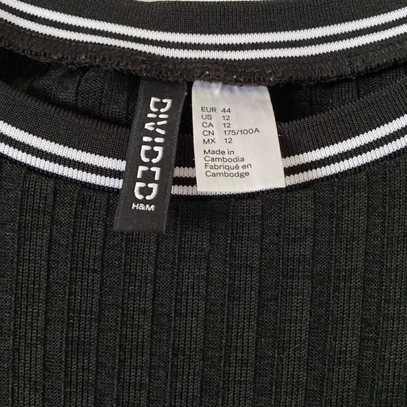 Ringer Bodycon Dress🤍🖤 - Picture 3 of 3